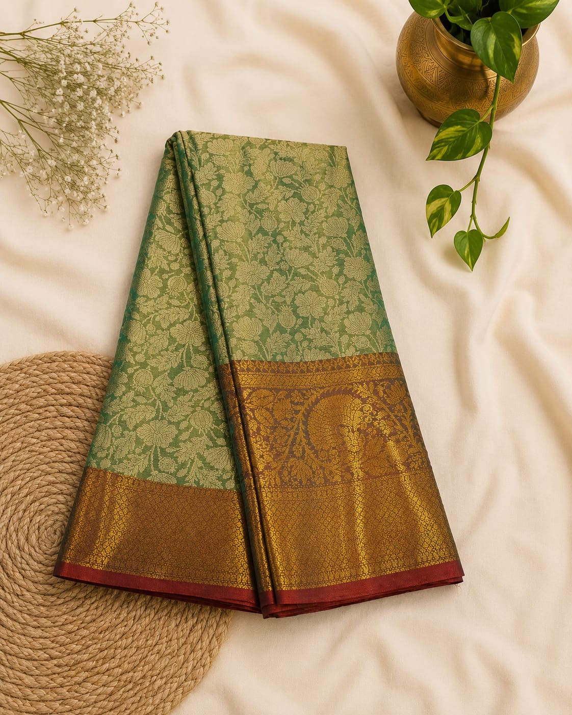 ONE GRAM ONAM SAREE
